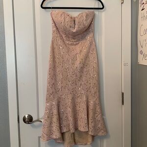 Blush pink- Hoco- Prom- Nice Formal dress- Size S